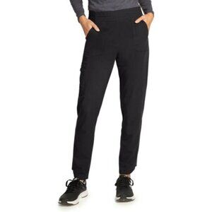 Urbane Icon Women S Tapered Leg Scrub Pants Black